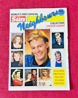 Neighbours Sticker Collection Album by The Sun, Vintage 1989 - Image 1 of 4