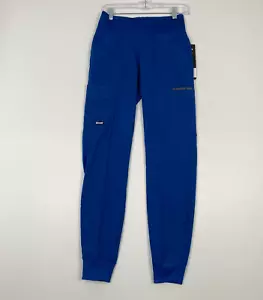 Grey's Anatomy Joggers Women's Medical Pants Blue Scrub Pants Size Large Petite - Picture 1 of 12