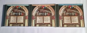 3 Billboard Pop Memories CDs 1940-1944 1945-1949 1950-1954 All New Sealed - Foto 1 di 7