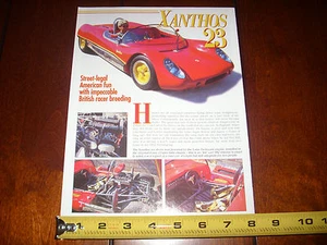 AUTO SPORTIVA XANTHOS 23 - ARTICOLO ORIGINALE 1998 - Foto 1 di 3