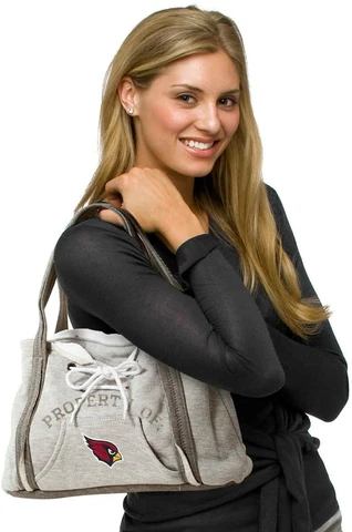 Arizona Cardinals Purse Hoodie Handbag NFL Ladies Embroidered Logo Cover