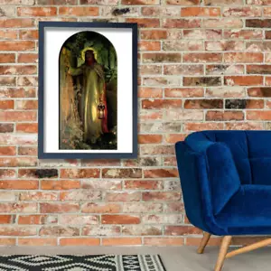 Impresión de póster de arte de pared William Holman Hunt - La luz del mundo - Imagen 1 de 12