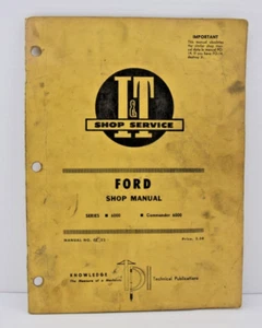 FORD Tractor Shop Manual No. FO22 Series 6000 & Commander 6000 - Picture 1 of 6