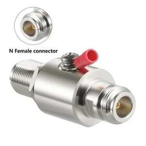 Lightning Arrestor Protector N Female to Female Antenna feeder Arrester 6GHz - Zdjęcie 1 z 9