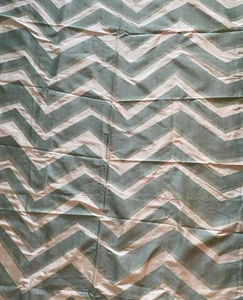 BRUNSCHWIG & FILS Fabric Chevron Bar Silk Warp Wave 100% Silk 44x86 ret. $561/yd - Picture 1 of 3