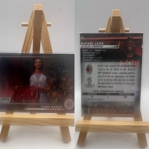 Topps Stadium Club Chrome 2022-23 Error Card Cody Gakpo / Rafael Leao Read Desc - Bild 1 von 17