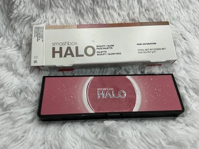 Smashbox Halo Sculpt + Glow Face Blush Bronzer Palette .55OZ PINK SATURATION NIB - Image 1 of 4