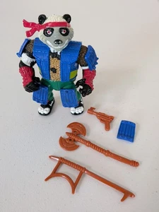 Playmates 1990 Teenage Mutant Ninja Turtles Panda Khan casi completo auténtico - Imagen 1 de 8