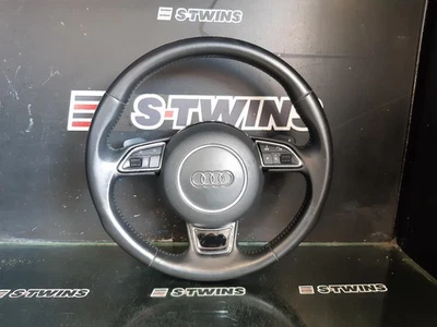 AUDI A6 STEERING WHEEL 4G/C7, S LINE, 3 SPOKE TYPE, 04/11-06/18 11 12 13 14 15 1 - image 1 of 4