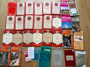 Big Bundle of mixed age Ordance Survey Maps and others - Picture 1 of 8