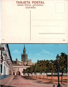 Historical Sevilla Postcard Patio de Banderas Spain Architecture City - Picture 1 of 1