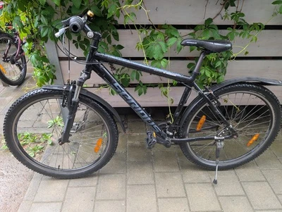 Mountainbike 24 Zoll, 21 Gänge, Schwarz - Bild 1 von 3