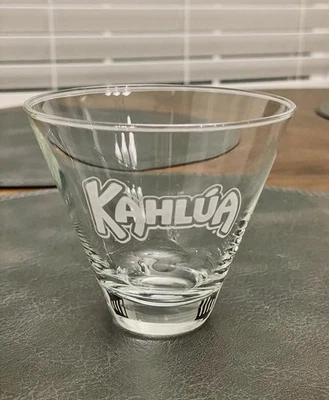 Copo de coquetel licor Kahlua gravado 3,5 polegadas de altura e transparente - Imagem 1 de 4