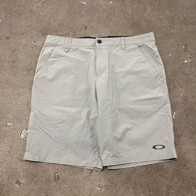 Pantalones Cortos de Golf Oakley Para Hombre 36 Calce Regular Gris Bordado Logo Foto 1 de 4