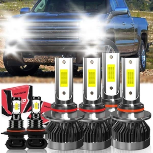 For Chevy Silverado 3500 Classic 2007-2007 LED HeadLight Bulb Hi/Lo Fog Light - Picture 1 of 11