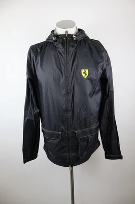 Ferrari Chaqueta Hombre Talla L Casual Vintage Nylon Impermeable - Image 1 of 4