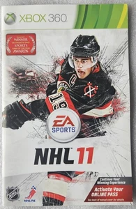 NHL 11 Microsoft Xbox 360 PAL Instruction Manual Booklet ●Only● *Free Fast Post - Picture 1 of 6