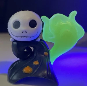 Disney Tsum Tsum Jack Skellington Series 5 Nightmare NBC Figure & Stand GITD - Picture 1 of 9