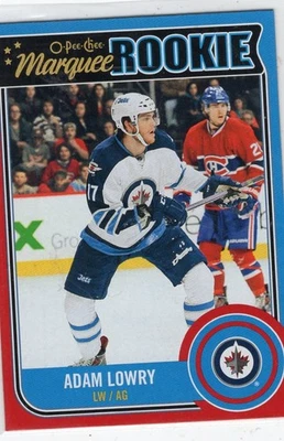 2014-15 O-Pee-Chee Red U17 Adam Lowry RC - Image 1 of 2