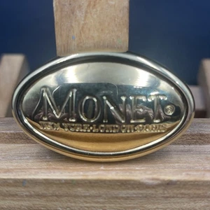 Broche/pin monet tono dorado vintage nueva york londres parís - Imagen 1 de 4