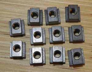 11 PCS High Quality T-SLOT NUTS, M-10 THREAD, Halder Norm+Technik - Picture 1 of 8