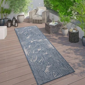 Rugshop Outdoor Rugs Runners Contemporary Palm Leaf Textured Outdoor Carpet 2x7 - Picture 1 of 11