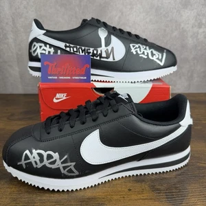 NUEVO FIRMADO Nike Cortez Negro x HOMERUN NYC Talla 11.5 DM4044-001 Zapatos para Hombre Raros - Imagen 1 de 12
