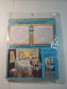 Paragon Needlecraft Bright And Happy Quilting Kit Flowers N Butterfly Pictures - Picture 1 of 3