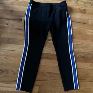 EXPRESS Stretch + Skinny Mid Rise Pants Black Women's Size 8R - Picture 1 of 3