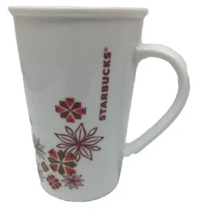 Starbucks 12oz. Weihnachten Rot & Gold Keramik Groß Kaffee Tee Becher Tasse - Bild 1 von 8