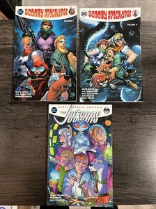 DC Comics Hanna Barbera The Jetsons Scooby Apocalypse Vol 1 & 4 GN TPB OOP Rare - Picture 1 of 6