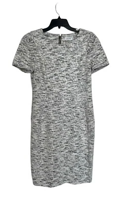 Calvin Klein Tweed Sheath Dress Careerwear Office Workwear Size 12 - Image 1 of 4
