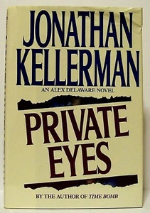 "PRIVATE EYES" an Alex Delaware Novel by JONATHAN KELLERMAN (H/C, 421-p, 1992) - Picture 1 of 3