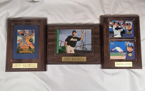 Jeff Bagwell Sport Plaque Vintage Baseball Card Craig Biggio Souvenir C2 Astros Cover