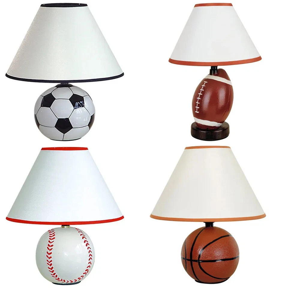 卧室足球篮球棒球足球装饰运动主题设计台灯 — 第 1/1 张图片