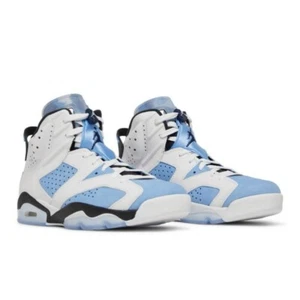 Air Jordan Men 6 Retro UNC Sneaker University Blue Size 10.5 Sz 10.5 CT8529-410 - Picture 1 of 6