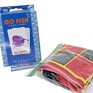 Juegos de Viaje (Juego de 2) GO FISH y CHECKERS Entretener a los Niños en un Largo Camino - Imagen 1 de 8