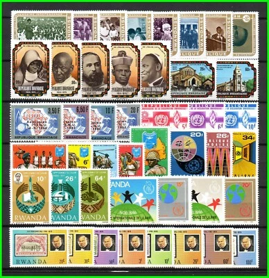 RWANDA 1963/1986 - SÉRIES COMPLETAS  45 SELOS - MNH - Imagen 1 de 4