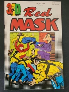 THE 3-D ZONE Presents #9: RED MASK (1987) 3-D ZONE COMICS Includes 3-D GLASSES! - Picture 1 of 2