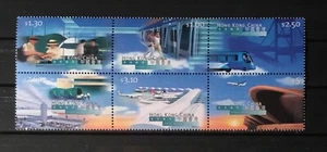 HONG KONG # 821b. BLOCK OF SIX, NEW HONG KONG AIRPORT. MNH - Picture 1 of 1