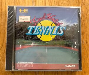 Final Match Tennis - PC Engine, Analogue Duo - Jap - Neu -