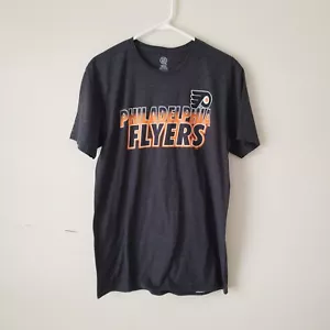 Philadelphia Flyers Short Sleeve T-Shirt Tee Mens Medium Dark Gray NHL NWT - Picture 1 of 11