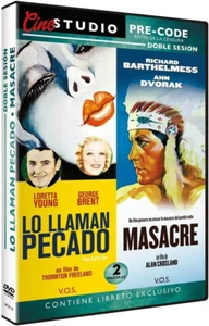 They Call it Sin + Massacre- DVD - GEORGE BRENT, RICHARD BARTHELMESS - - Imagen 1 de 2