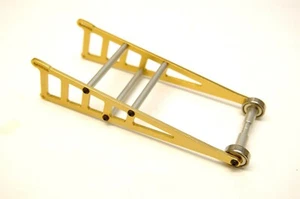 STRC GOLD 3678WD Wheelie Bar ALUMINUM ADJUSTABLE Traxxas RUSTLER BANDIT SLASH - Picture 1 of 1