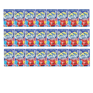Kool-Aid Soft Drink Mix Delicious Blue Raspberry Lemonade Unsweetened (24 Pack) - Picture 1 of 8