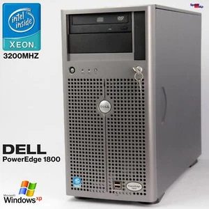 SERVER WORKSTATION DELL POWEREDGE 1800 XEON 3200 COMPUTER PARALLELO RS-232 250 GB - Foto 1 di 6