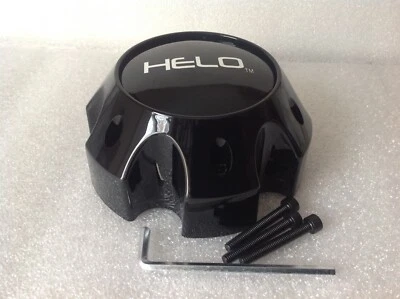 Tapa central negra brillante Helo para llanta de 6 orejetas 6x5,5 HE878 HE879 HE900 HE901 HE904 Foto 1 de 3