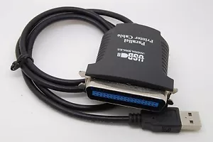 New DB25 25 Pin USB to Female Parallel IEEE 1284 Printer Adapter c39 - Picture 1 of 1