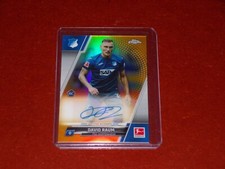 2021-22 Topps Chrome Bundesliga Gold Refractors RC 10/50 David Raum