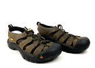 Keen Mens Newport Bison Sandals 9.5M Brow Leather Water Shoes Adjustable Bungee